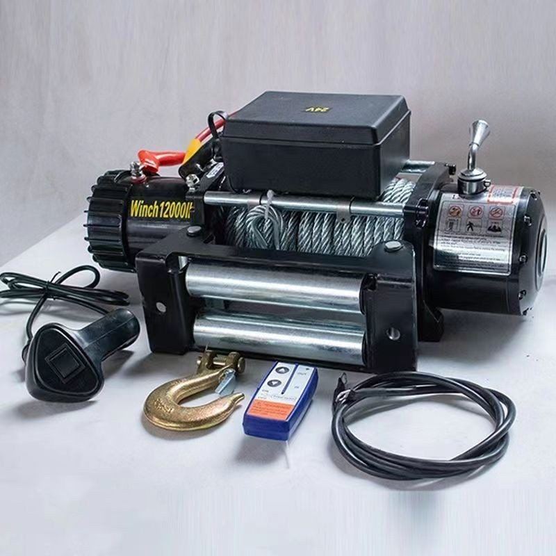 เครื่องกว้านไฟฟ้า  12v24vรถลาก  รอกไฟฟ้าบนรถ  เครนยกลวดสลิงv  การออกแบบอเนกประสงค์