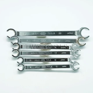 ASAHI ประแจ แหวนผ่า ขันแป๊ปเบรค เบอร์ 8 10 11 12 13 14 17 19 22 อาซาฮี ญี่ปุ่นแท้ Made in Japan Flare Nut Wrench