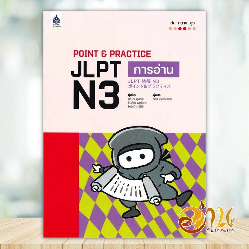 หนังสือ POINT & PRACTICE JLPT N3 การอ่าน ผู้แต่ง ยูการิ ฮนดะ,คานาโกะ มาเอโบ หนังสือเรียนรู้ภาษา BK03