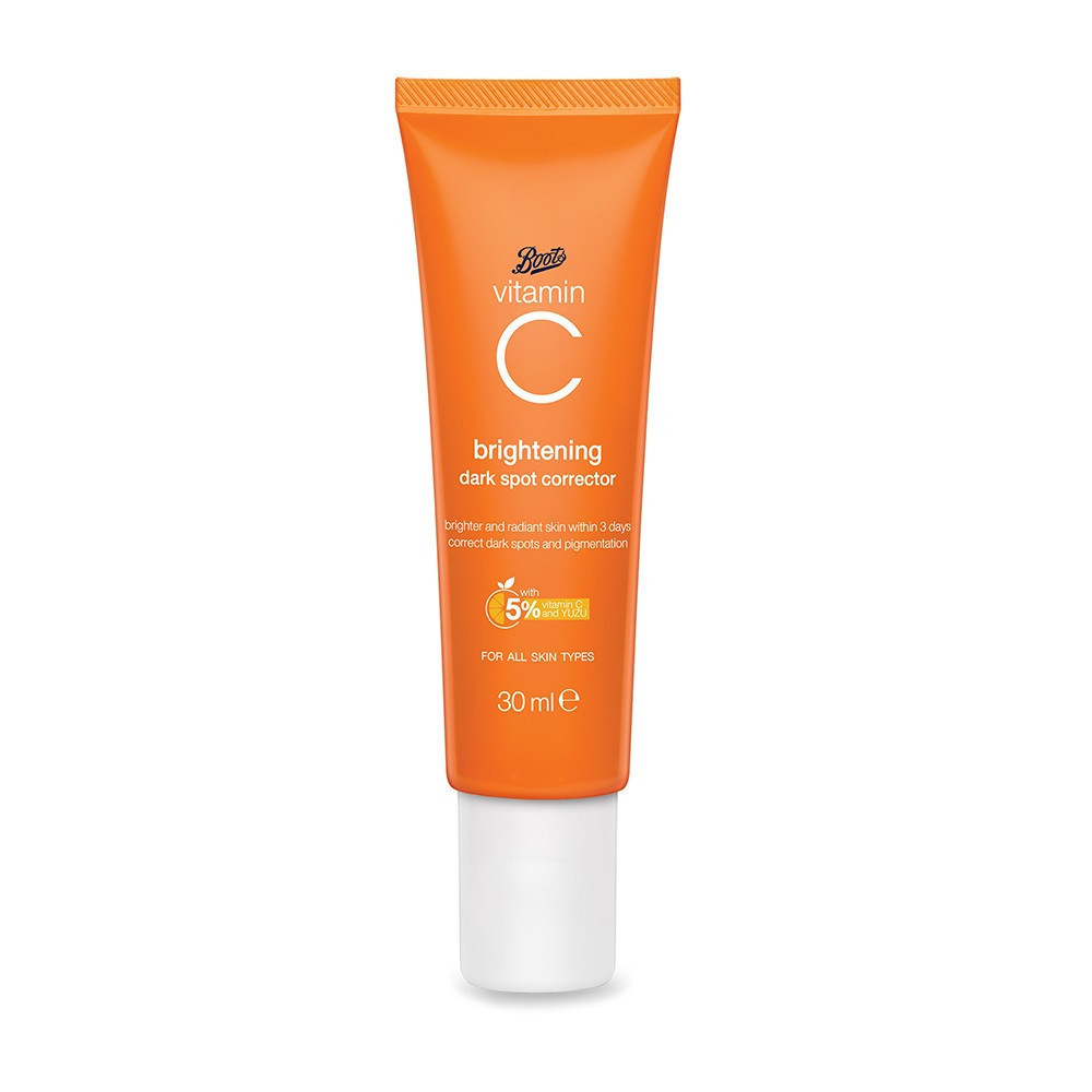 Boots Vitamin C Brightening Dark Spot Corrector 30Ml บู๊ทส์ วิตามิน ซี ไบรท์เทนนิ่ง ดาร์ค สปอต คอร์เร็คเตอร์ 30มล.
