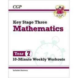 KS3 Year 7 Maths 10-Minute Weekly Workouts (Cgp Ks3 10-minute Tests) [Paperback]