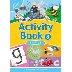 Jolly Phonics Activity Book 3 : in Precursive Letters (British English edition) (Jolly Phonics Activ