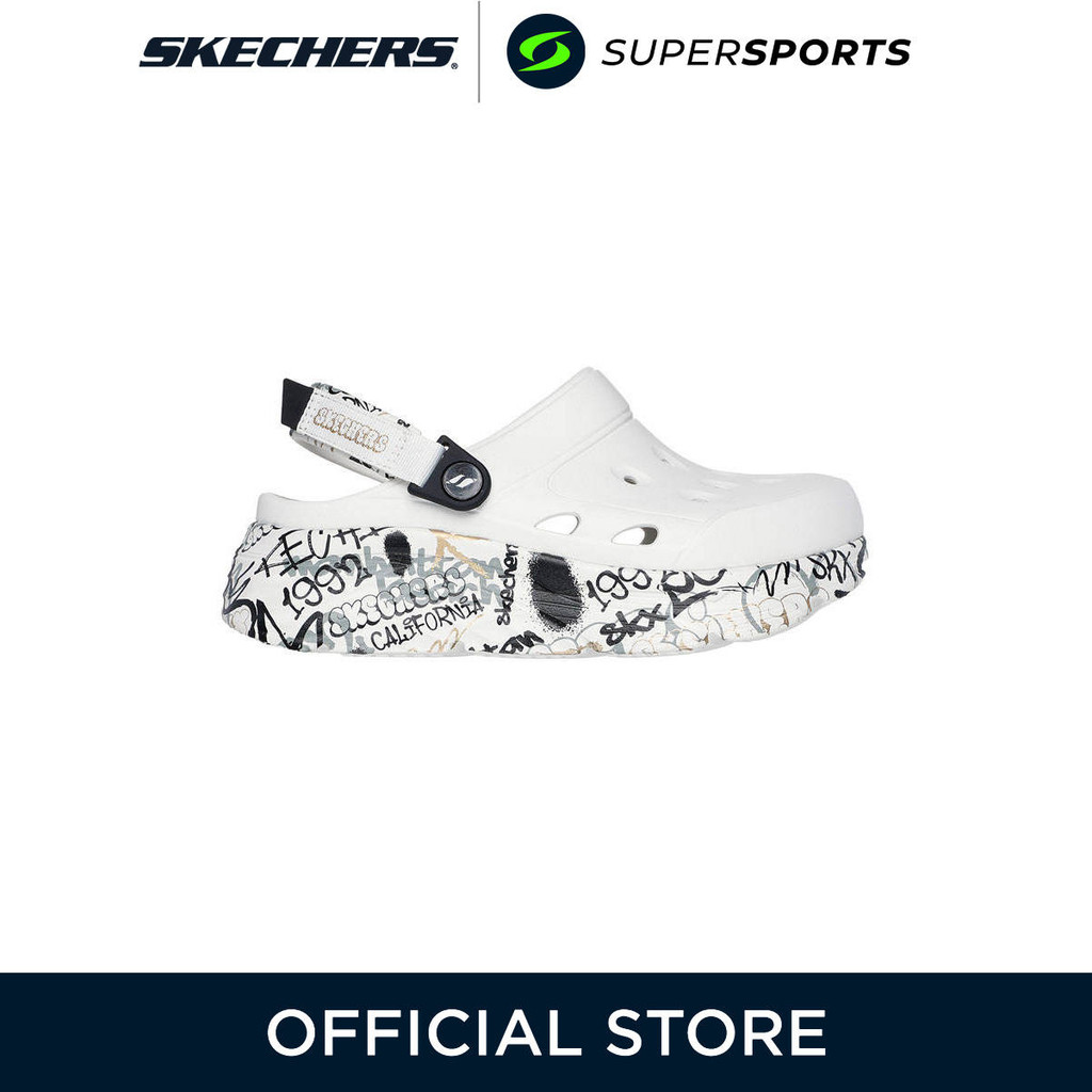 SKECHERS Foamies Max Cushioning - Wildstyle รองเท้าแตะผู้หญิง