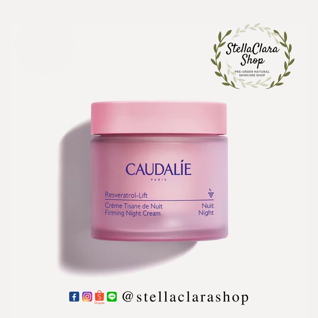 เหลือ 1672-2095 ฿ [Shopee Video] Caudalie Resveratrol-Lift Firming Night Cream 50 ml (หมดอายุ 01/2027)