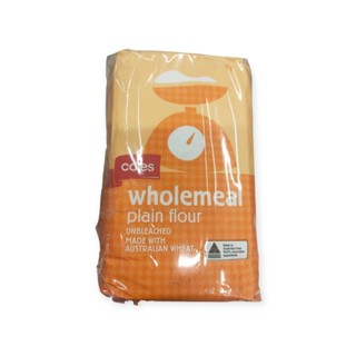 Coles Wholemeal Plain Flour แป้งสาลีโฮลมีล 1000 กรัม