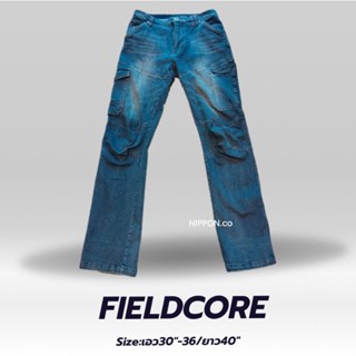 กางเกงยีนส์แบรนด์FIELDCOREแท้ออกช็อปญี่ปุ่น(มือสอง)