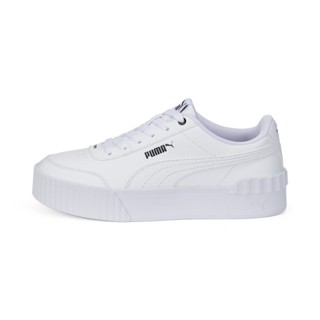 PUMA BASICS - รองเท้าผ้าใบผู้หญิง Carina Lift Mono สีขาว - FTW - 38640502