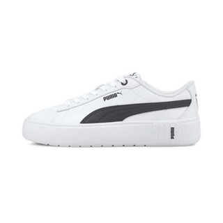 PUMA BASICS - รองเท้ากีฬาผู้หญิง Smash Platform v2 L สีขาว - FTW - 37303502