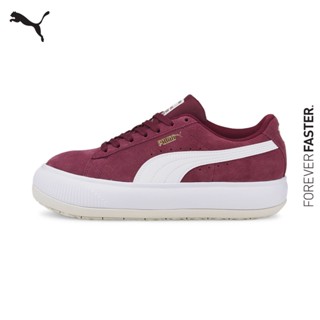 PUMA EVOLUTION - รองเท้ากีฬาผู้หญิง Suede Mayu Womens Trainers สีม่วง - FTW - 38068610