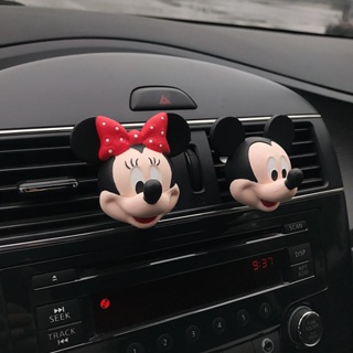 ☂☈Creative Car Perfume Outlet น้ำมันหอมระเหยน่ารักการ์ตูน Mickey รถตกแต่งภายในน้ำหอมขยายหินตกแต่งรถ