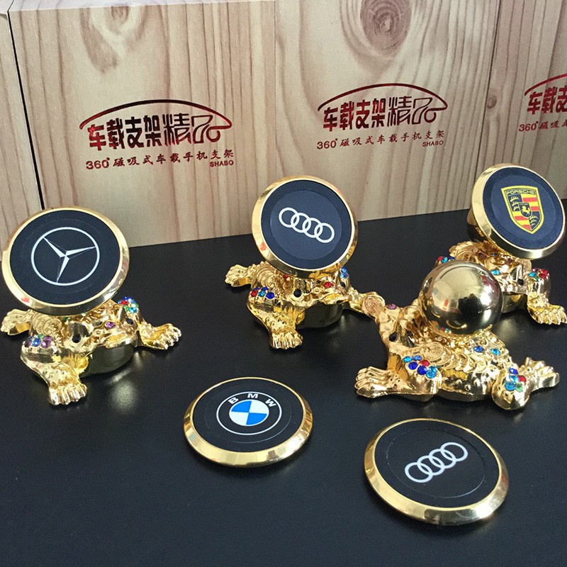 allgen ที่ยึดโทรศัพท์ สำหรับรถยนต์ (รุ่นกบคาบเหรียญ /กิมเซียมซู) หมุนได้ 360 องศา - รูปที่ 7