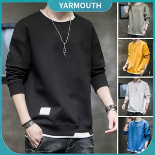 Yyr_ เสื้อแขนยาว แบบสวมหัว สําหรับผู้ชาย