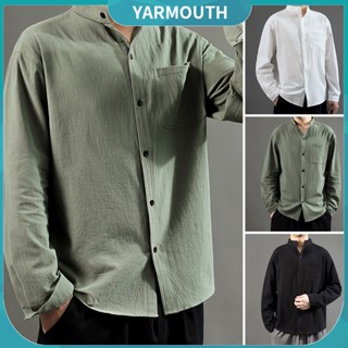 Yyr_ เสื้อเชิ้ตแขนยาว สําหรับผู้ชาย