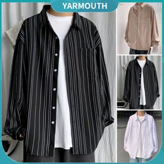 Yyr_ เสื้อเชิ้ตลําลอง สําหรับผู้ชาย