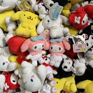 ❈✺พวงกุญแจตุ๊กตา SANRIO เกาหลีใต้ Melody Culomi สุนัขพุดดิ้งอบเชยจี้กระเป๋านักเรียนสุนัข