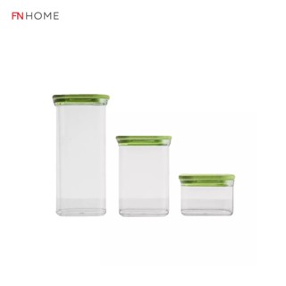 CUSHY ชุดกล่องถนอมอาหาร เซท 3 ชิ้น (Container Tritan)