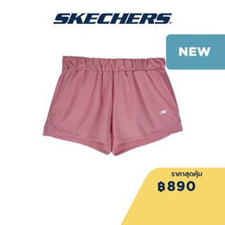 Skechers สเก็ตเชอร์ส กางเกงออกกำลังกาย ขาสั้นผู้หญิง Women Training Shorts Apparel - SP123W043-016P