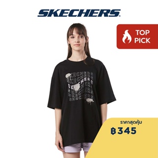 Skechers สเก็ตเชอร์ส เสื้อยืดแขนสั้นผู้ชาย Men Short Sleeve Tee - SL22Q4M299-0018