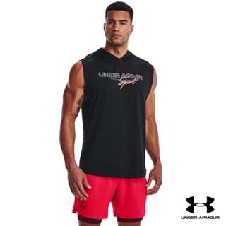 Under Armour UA Mens Mesh Sport Sleeveless Hoodie อันเดอร์ อาร์เมอร์ เสื้อฮู้ดดี้เทรนนิ่ง สำหรับผู้ชาย