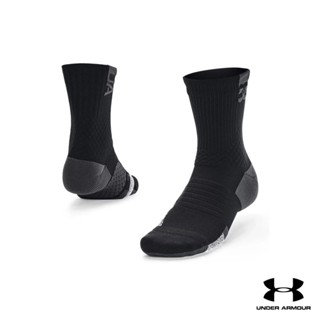 Under Armour UA Unisex ArmourDry™ Playmaker Mid-Crew Socks อันเดอร์ อาร์เมอร์ ถุงเท้า สำหรับทุกเพศ