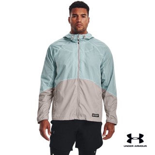 Under Armour UA Mens RUSH™ Woven Full-Zip อันเดอร์ อาร์เมอร์ เสื้อออกกำลังกายสำหรับผู้ชาย