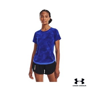 Under Armour UA Womens Run Anywhere Streaker Short Sleeve เสื้อออกกำลังกายแขนสั้น ใส่วิ่ง สำหรับผู้หญิง