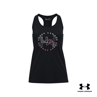 Under Armour UA Girls Tech™ Big Logo Tank เสื้อกล้ามออกกำลังกาย เทรนนิ่ง สำหรับเด็กผู้หญิง