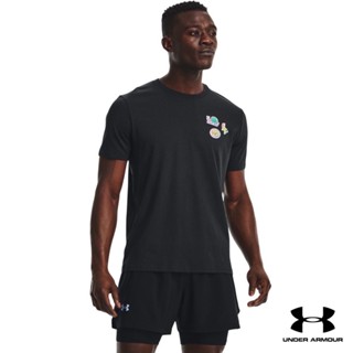 Under Armour UA Mens Easy Day Stickers Short Sleeve อันเดอร์ อาร์เมอร์ เสื้อออกกำลังกายสำหรับผู้ชาย