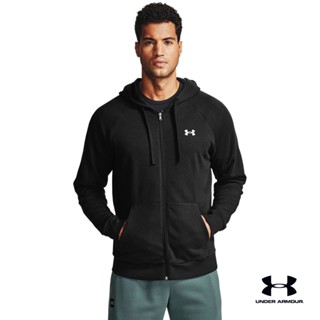 Under Armour UA Mens Rival Cotton Full Zip Hoodie อันเดอร์ อาร์เมอร์ เสื้อออกกำลังกายสำหรับผู้ชาย