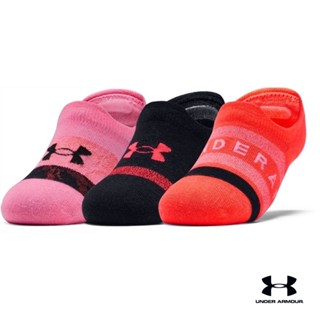 Under Armour UA Unisex Ultra Lo 3-Pack Socks ถุงเท้าข้อต่ำสำหรับผู้ชายและผู้หญิง