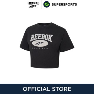 REEBOK Classics Archive Essentials Big Logo Crop เสื้อยืดผู้หญิง