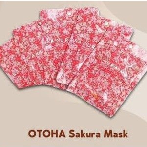 ลดเพิ่ม 8% 🔥 OTOHA อโลเฟซมาส์ก FACEMASK/sakura mask แผ่นมาส์กหน้าซากุระ