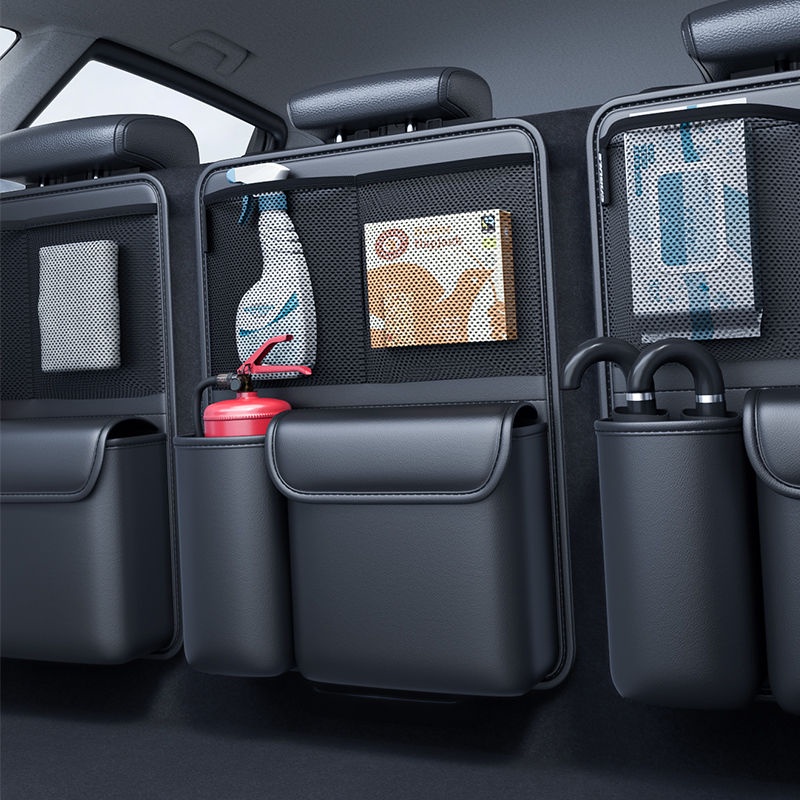 กระเป๋าเก็บของท้ายรถ SUV รถออฟโรดที่นั่งด้านหลังชั้นวางรถอุปกรณ์กล่องเก็บของอเนกประสงค์