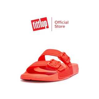 FITFLOP IQUSHION TWO BAR SLIDES รองเท้าแตะผู้หญิง รุ่น FD2-694 สี NEON ORANGE