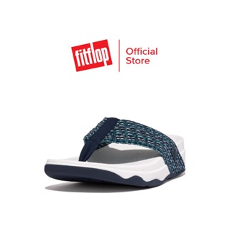 FITFLOP SURFA GEO-WEBBING รองเท้าแตะแบบหูหนีบผู้หญิง รุ่น GA4-442 สี NAVY MIX