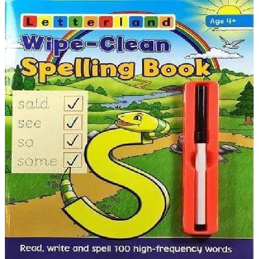 หนังสือต่างประเทศ BBW หนังสือ Wipe-Clean Spelling Book ISBN: 9781782480921