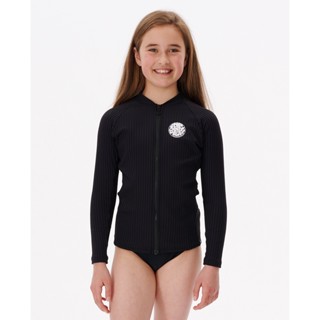 RIP CURL ชุดว่ายน้ำเด็ก กันUV 11FGRV PREMIUM SURF LS RASH VEST-GIRL S22