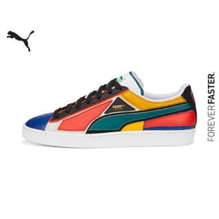 PUMA SPORT CLASSICS - รองเท้าผ้าใบ Suede Layers Sneakers สีฟ้า - FTW - 38748001