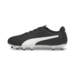 PUMA FOOTBALL - รองเท้าฟุตบอลเด็กโต Monarch II FG/AG สีดำ - FTW - 10656201