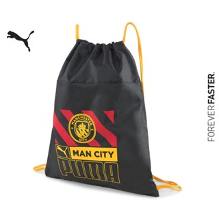 PUMA FOOTBALL - ถุงใส่ของ Manchester City F.C. ftblCore Gym Sack สีดำ - ACC - 07905708