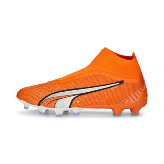 PUMA FOOTBALL - รองเท้าฟุตบอลผู้ชาย ULTRA Match+ LL FG/AG สีส้ม - FTW - 10724301