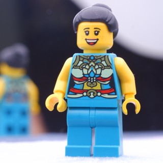 LEGO Musician Turquoise Costume Chinese Town &amp; City