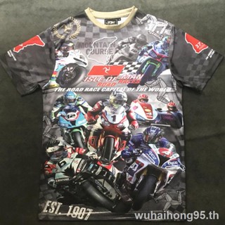 【ขายดี】 ◆◕⊕Isle Of Man TT เสื้อยืดแขนสั้น แบบแห้งเร็ว สําหรับขี่รถจักรยานยนต์