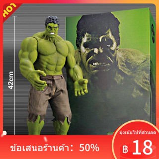 ✐Marvel Avengers Alliance Hulk Hulk กัปตันอเมริกา Spider-Man อะนิเมะรูปชุดเครื่องประดับของเล่น