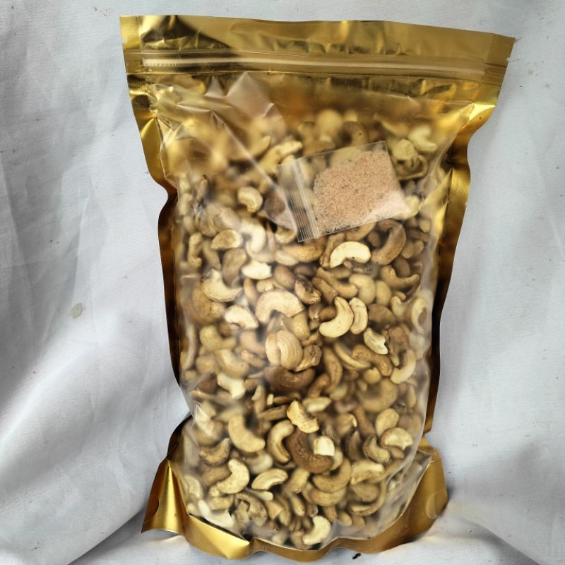 เม็ดมะม่วงหิมพานต์ อบ ขนาด 250-500 กรัม แถมเกลือชมพู