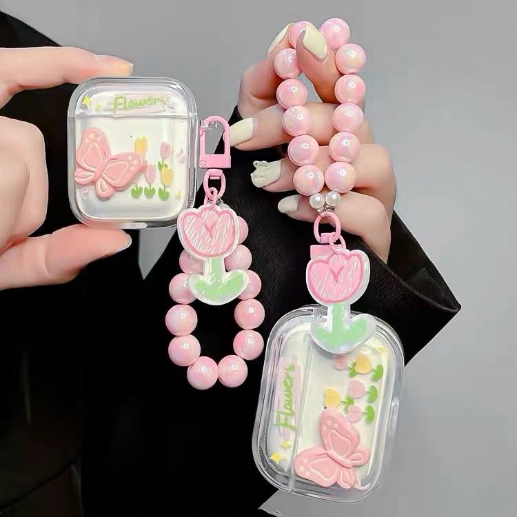 Niche Graffiti Flower LP40 Lenovo xt88 เคสหูฟัง LenovoHT38 ไร้สาย xt95pro เคสป้องกัน Soft