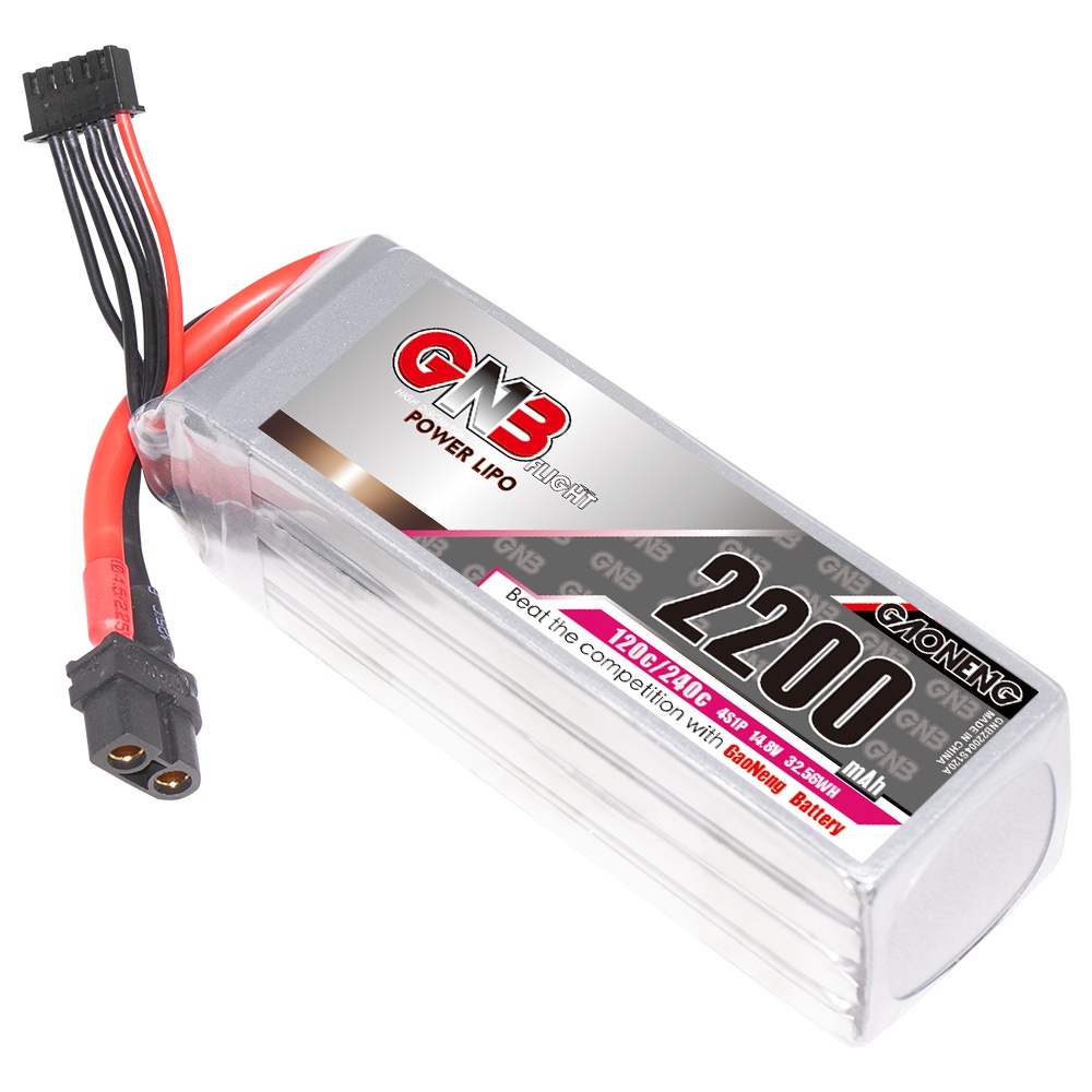 ⁂GNB GAONENG 4S 2200MAH 14.8V 120C LiPo Battery FPV Drone quadcopter Racing RC Air Wing