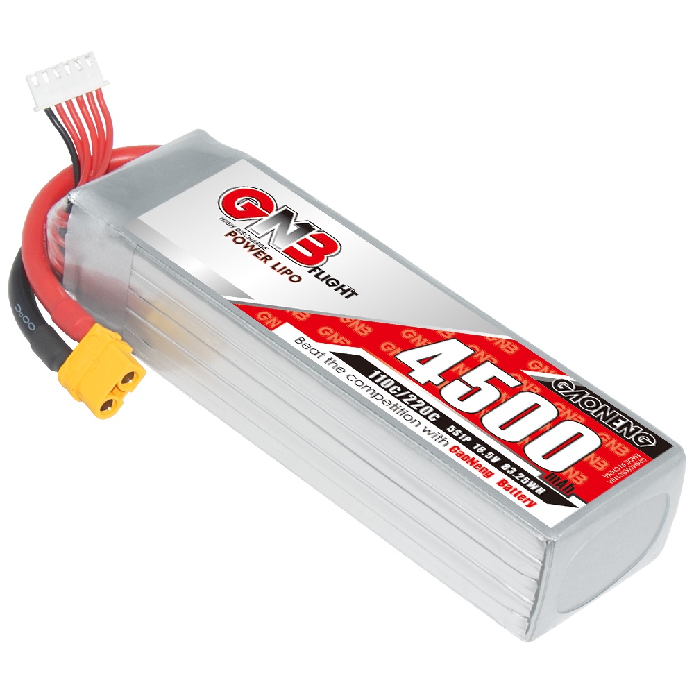 ✪GNB GAONENG 4500mah 5S 18.5V 110C 200C XT60 RC Air Drone LiPo battery High Discharge C rating Perfo
