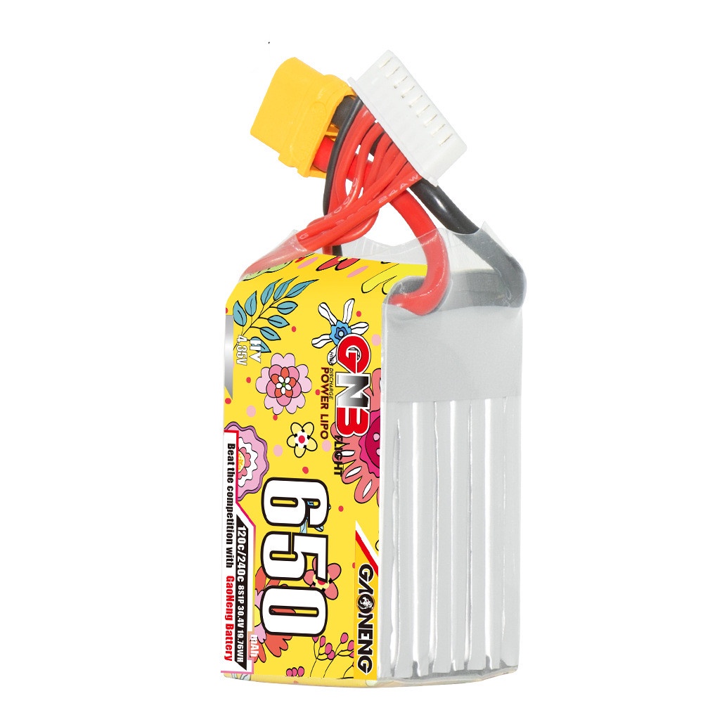 ✤Upgraded GNB 8S 30.4V 650mAh 120C/240C Lipo Battery For FPV Racing Helicopter Drone High Power Long