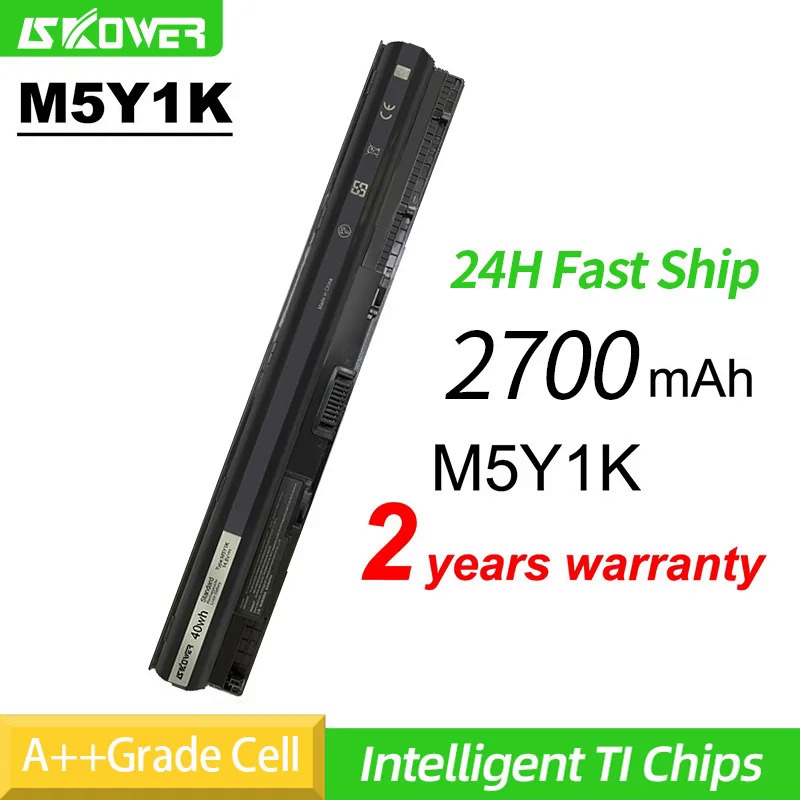 KUJJ M5Y1K 3451 M5Y1K Battery For Dell Inspiron 14 3451 3458 5452 5458 15 3558 3552 3565 5555 5558 5